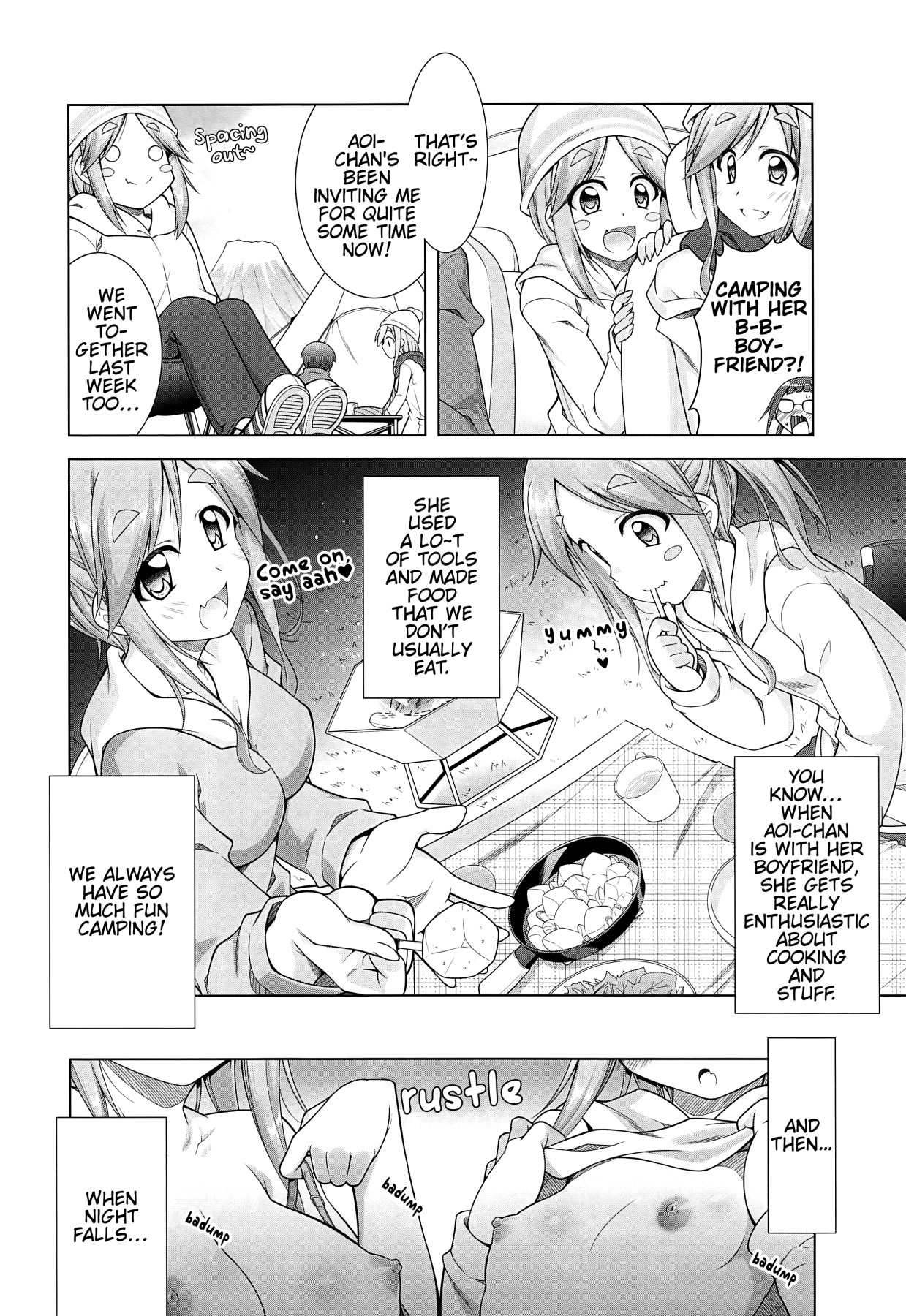 Hentai Manga Comic-Getting Laid Camp With The Inuyama Sisters-Read-4